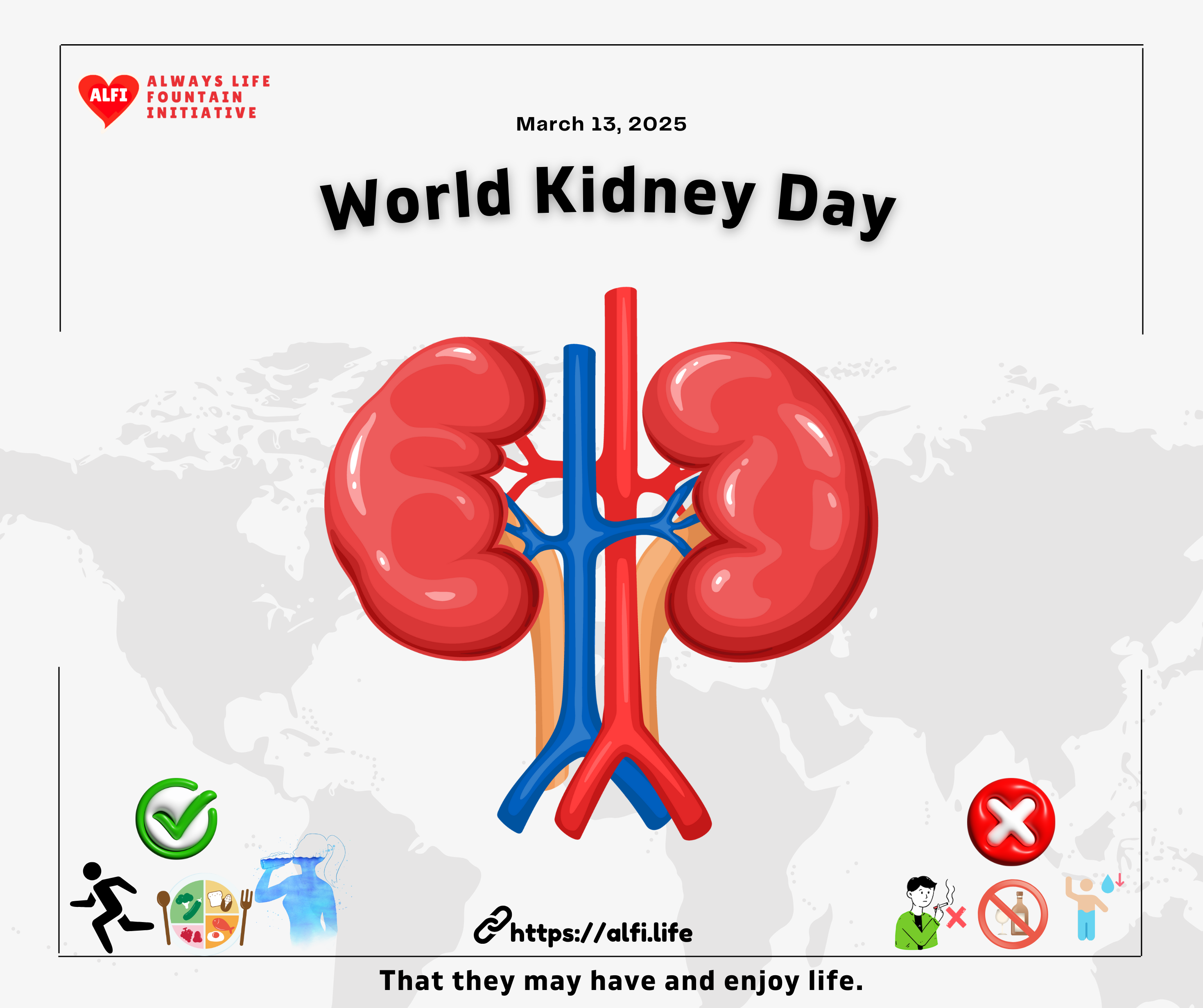 13th March 2025 - World Kidney Day